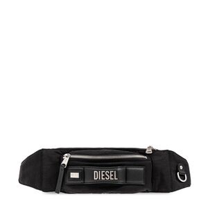 Diesel Black Nylon Logo Waist Bag